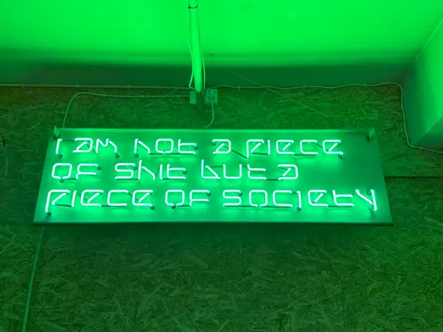 Neonkunst Bjarne Melgaard